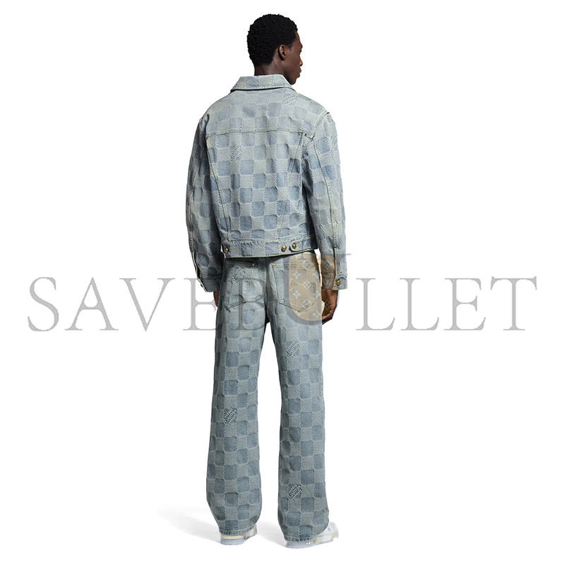 LOUIS VUITTON DAMIER DENIM SKATE PANTS 1AHCOI